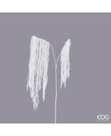 Pluma de Sauce Ramo Artificial Blanco 130 cm Decoración Interior