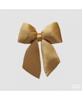 Lazo de Terciopelo Oro 43x40x5 cm Decoración Elegante y Versátil