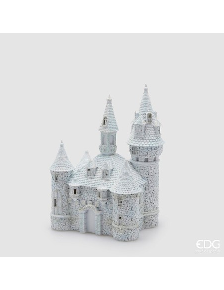 Castillo con LEDs Blanco H31 L23 L19 Adorno Decorativo Luminoso