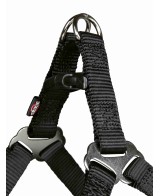Petral New Premium S 40-50cm 15mm Negro Arnés para Perros Pequeños y Medianos