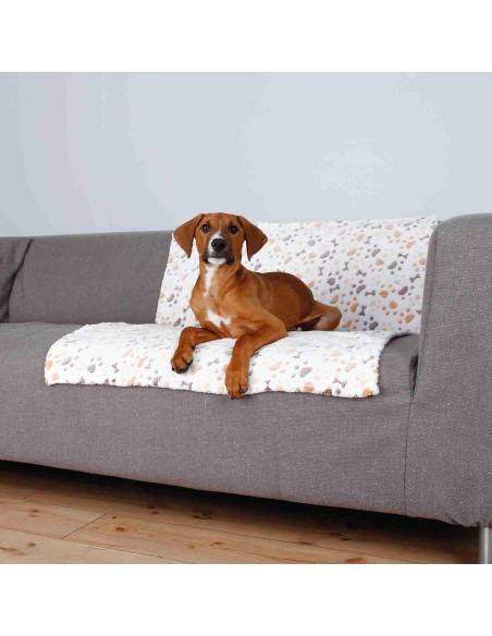 Manta Lingo Beige 100x75 cm para Mascotas Confortable y Duradera