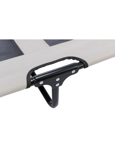 Tumbona para Perros Gris Negro 99x19x60 cm Cómoda y Resistente