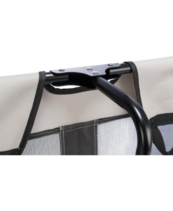 Tumbona para Perros Gris Negro 99x19x60 cm Cómoda y Resistente