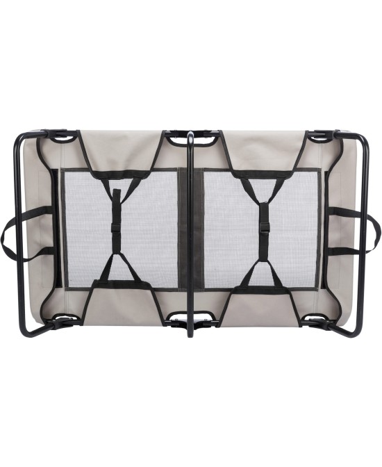 Tumbona para Perros Gris Negro 99x19x60 cm Cómoda y Resistente