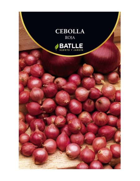 Bulbillo Cebolla Roja 500gr Batlle siembra cultivo huerto rendimiento calidad