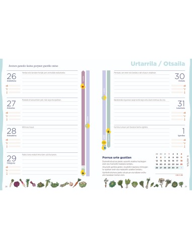 ILARGIA ETA LANDAREAK AGENDA 2026