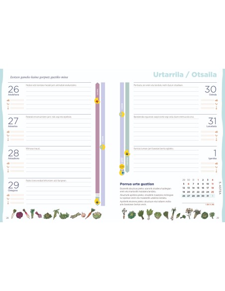 ILARGIA ETA LANDAREAK AGENDA 2026