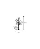 Árbol de Luces LED Blanco 576 con Temporizador | Decoración Navideña Interior y Exterior | Endanea Garden