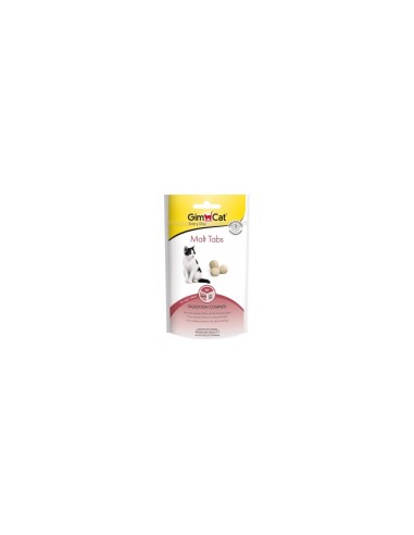 Malt Tabs 40g Suplemento Natural para Eliminar Bolas de Pelo en Gatos