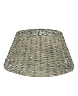 Base para árbol navideño gris 70 cm diámetro 28 cm altura soporte robusto y estable