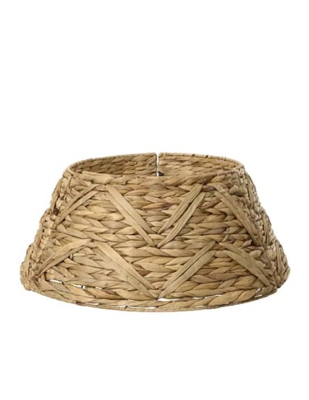 Base para árbol de Navidad marrón 70 cm diámetro 28 cm altura soporte robusto y estable