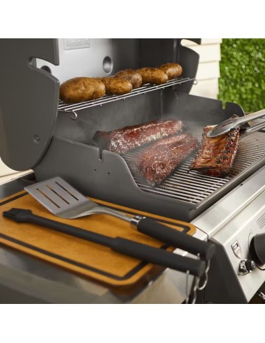 Juego de Pinza, Espátula y Pincel Weber  Herramientas para Parrilla