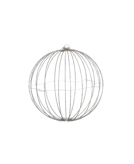 Bola de luces 260LED 40 cm blanca con temporizador para decoración interior y exterior