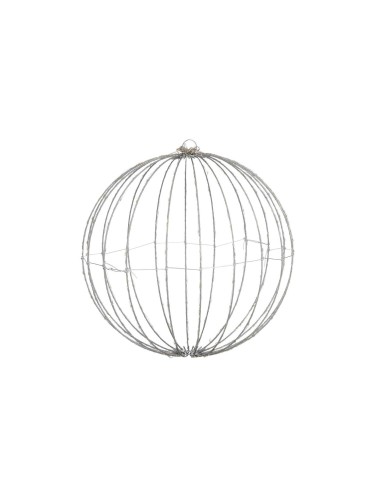 Bola de luces 260LED 40 cm blanca con temporizador para decoración interior y exterior