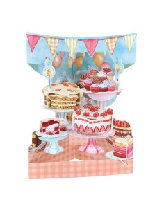 Postal de pasteles coloridos | Detalle dulce y original para regalar  Endanea Garden