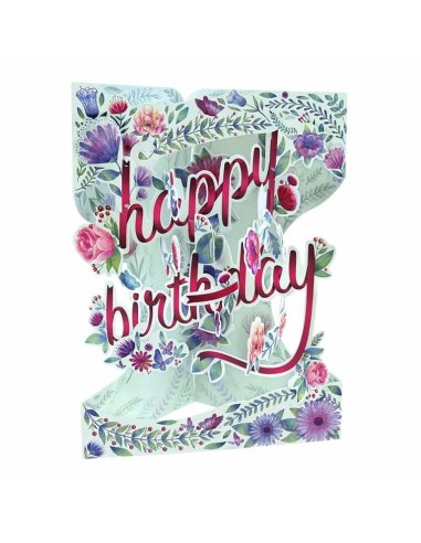 Postal Swing Happy Birthday tarjeta decorativa cumpleaños regalo y colección