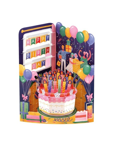 Postal Swing Celebración Aniversario Tarjeta Decorativa para Regalo y Colección