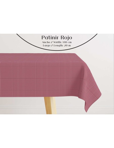 Mantel Louvre Patinir Rojo 1.40 - Elegancia y Estilo para tu Mesa | Endanea Garden