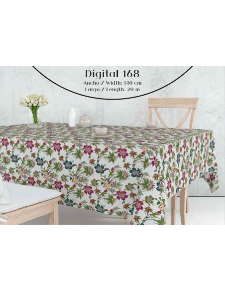 Mantel Digital Printing #DP168 1.40 - Diseño Moderno y Color Vibrante | Endanea Garden