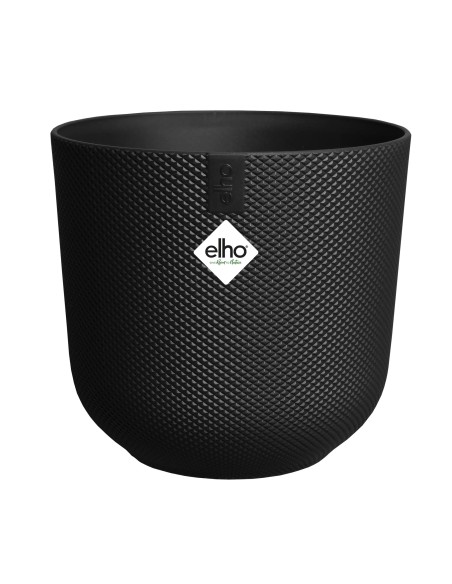 Maceta Jazz Redonda 23cm Negra  Diseño Moderno y Funcional | Endanea Garden