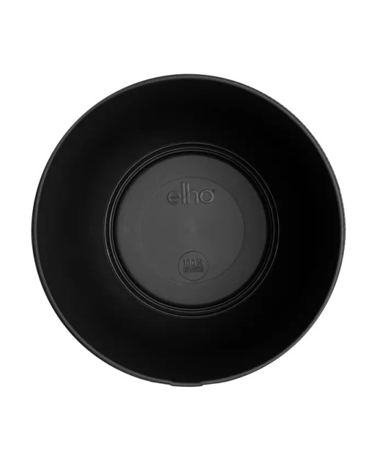 Maceta Jazz Redonda 23cm Negra  Diseño Moderno y Funcional | Endanea Garden