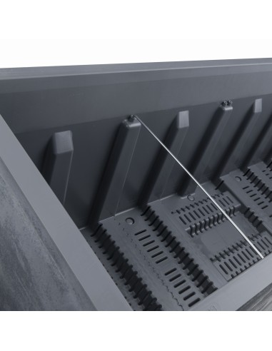 Jardinera Millennium R RA 79cm Gris Ceniza | Jardineras Resistentes | Endanea Garden