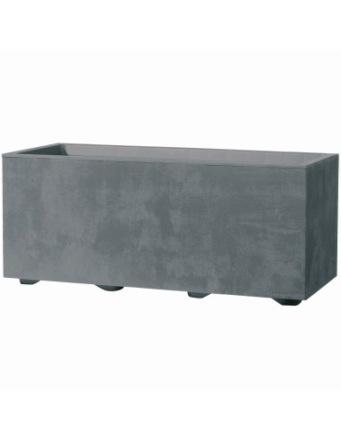 Jardinera Millennium R RA 59cm Gris Ceniza | Jardinera Moderna y Resistente | Endanea Garden
