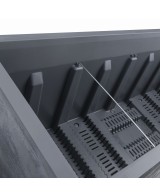 Jardinera Millennium R RA 99cm Gris Ceniza | Jardinera Grande y Resistente | Endanea Garden