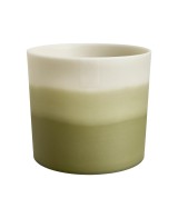 Maceta Redonda 18 cm Verde Bambú Degradado | Endanea Garden