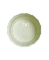 Maceta Facet Redonda 17 cm Verde Té  Diseño Moderno y Elegante