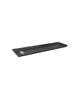 Bandeja Rectangular 40 cm Negra Diseño Moderno y Resistente