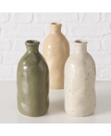 Jarrón Mylana Porcelana 15cm  Elegancia y Diseño Minimalista para Decoración