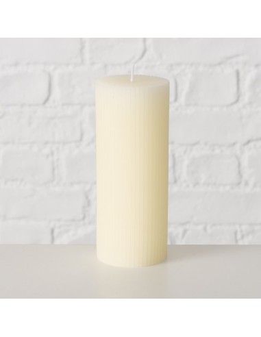 Vela Pilar Classic Crema 15 cm  Iluminación Elegante y Acogedora