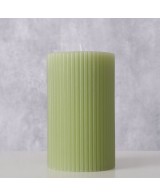 Vela Pilar Classic 10cm Verde  Decoración Interior Acogedora y Elegante