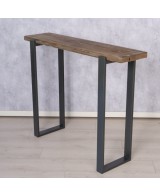 Consola Maximus Madera Reciclada Natural 90 cm  Mueble Ecológico y Rústico