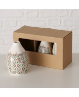 Jarrón Paris Porcelana 12 cm | Decoración Elegante y Sofisticada