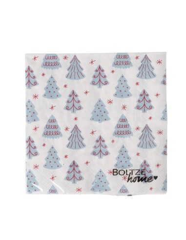 Servilletas Papel Cuadradas con Motivos Navideños | Decoración Festiva | Endanea Garden