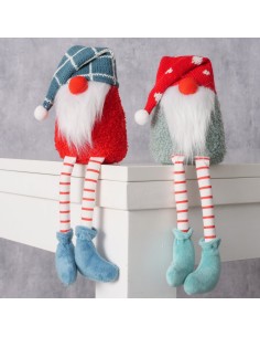 Figura Gnomo Santa 30 cm | Decoración Navideña Interior y Exterior | Endanea Garden 2