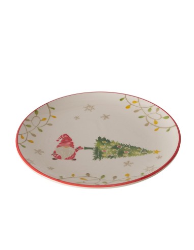 Plato Noelo Gres 25.7 cm | Estilo Rústico y Elegante para tu Mesa | Endanea Garden