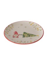 Plato Noelo Gres 25.7 cm | Estilo Rústico y Elegante para tu Mesa | Endanea Garden