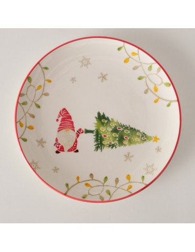 Plato Noelo Gres 25.7 cm | Estilo Rústico y Elegante para tu Mesa | Endanea Garden