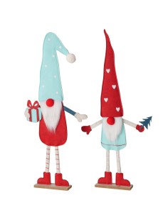 Figura Helge Gnomos Santa 80 cm | Decoración Navideña Nórdica | Endanea Garden 2