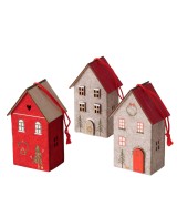 Adorno Colgante Casita 7.5 cm Largo 13 cm Alto Decoración Versátil