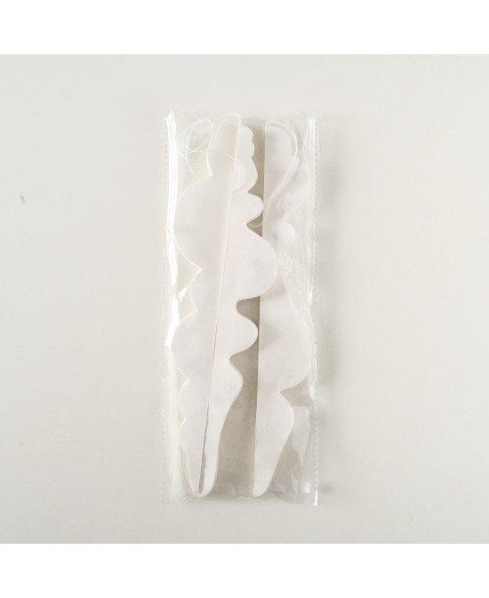 Adorno Colgante Palace Papel Blanco 30 cm Largo 9 cm Diámetro Decoración Interior