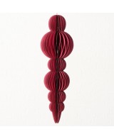 Adorno colgante Palace papel oscuro 80 cm decoración elegante y moderna