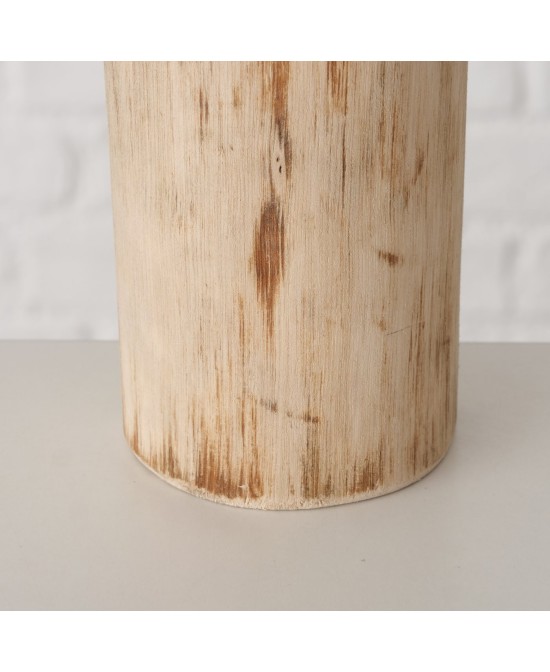 Portavelas Tempe Redondo 17 cm Eucalyptus Decorativo y Resistente