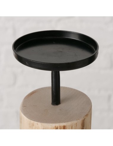 Portavelas Tempe Redondo 17 cm Eucalyptus Decorativo y Resistente