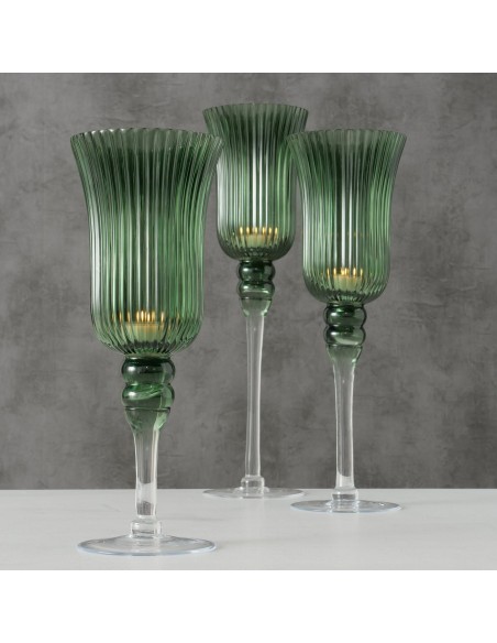 Windlight Manou Redondo Cristal 35cm - Elegancia y Luz para tu Hogar