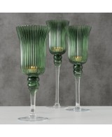 Windlight Manou Redondo Cristal 35cm - Elegancia y Luz para tu Hogar