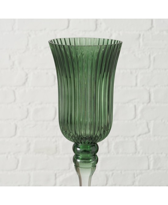 Windlight Manou Redondo Cristal 35cm - Elegancia y Luz para tu Hogar